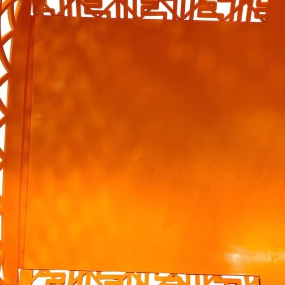 Fendi Bucket Bag Orange Peekaboo Forty 8 7 Va593 - Picture 7 of 10